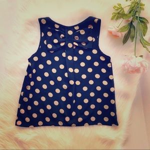 (Under)statement Polka Dot Bow Tank
